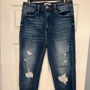 KanCan Kurvy ultra high rise ankle skinny jeans